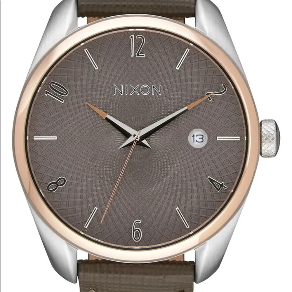 Nixon Bullet Leather Watch